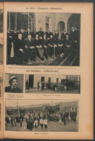 De Chile. - Recepción diplomática