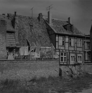 Stralsund. Fachwerkhäuser
