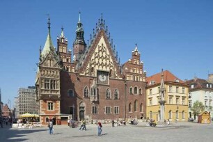Rathaus, Breslau, Polen
