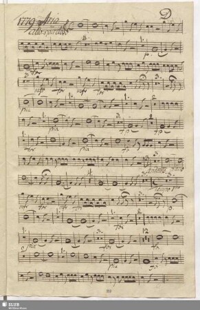 1779. Aria: Ho di me stesso orrore / Seydelmann, F.