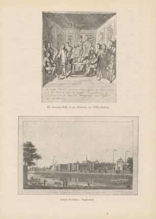 Die Anatomieklasse in der Akademie der Wissenschaften ; Schloß Monbijou