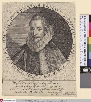 Effigies. Illustriss. Princ. ac Dom. D. Wolfgangi Wilhelmi. D.G. Com. Pal. Duc. Bavariae
