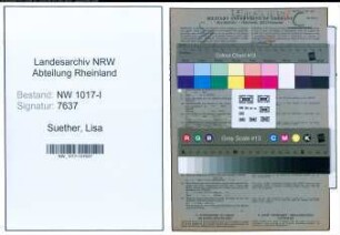 Entnazifizierung Lisa Suether , geb. 05.04.1914 (Stenotypistin)