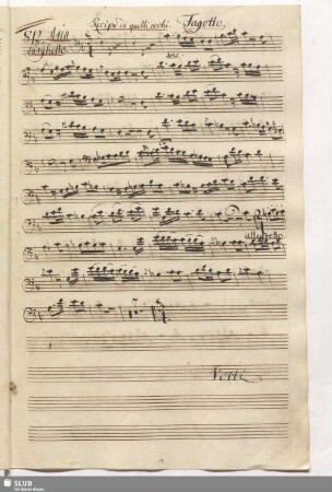 812. Aria: Recipe di quelli occhi / Salieri, A.