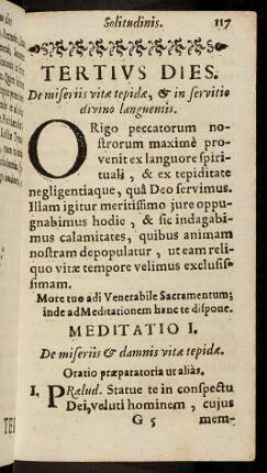 117-191, Tertius Dies