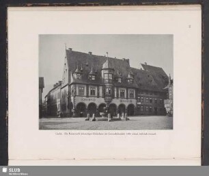 Goslar. Die Kaiserworth (ehemaliges Gildenhaus der Gewandschneider) 1494 erbaut, mehrfach erneuert