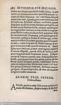 Arabiae tres, Petrea, Deserta, Beata.