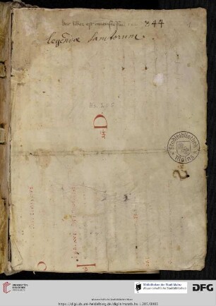 aus einer zweispaltigen Missale-Hs. des 12. Jh.s