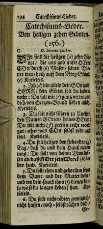 Catechismus-Lieder.