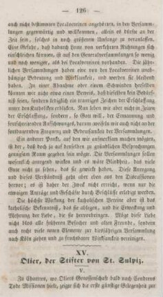 126-133 Olier, der Stifter von St. Sulpice : V.