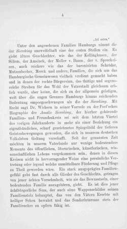 Genealogischer Theil.