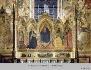 Pala Strozzi - Christus mit Petrus, Thomas von Aquin und weiteren Heiligen