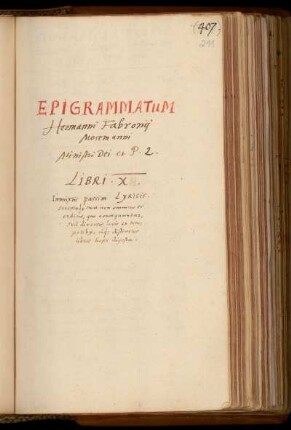 Epigrammatum ... Libri X