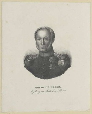 Bildnis des Friedrich Franz von Mecklenburg-Schwerin