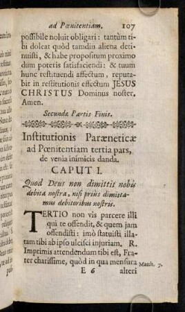 107-114, Caput I