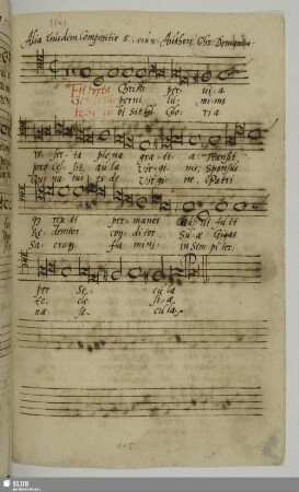 Demantius, Christoph: Fit porta Christi