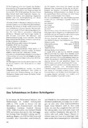 Das Tuffsteinhaus im Eutiner Schloßgarten
