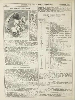 Fox-hunting and falls
