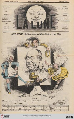 Troisième année N° 44 (6 Janvier 1867) [anders coloriert]