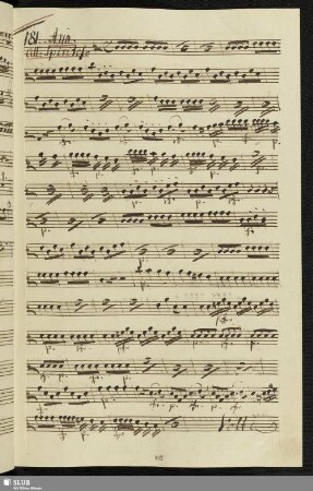 181. Aria: Ha un bel labbro vezzoso vermiglio / Piccinni, N.