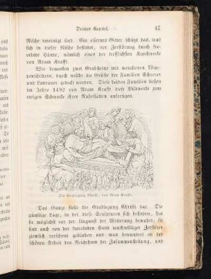 Die Grablegung Christi, von Adam Krafft.
