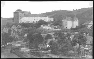 Blick nach Petschau, Schloss