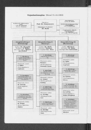Organisationsplan (Stand 31.12.1993)