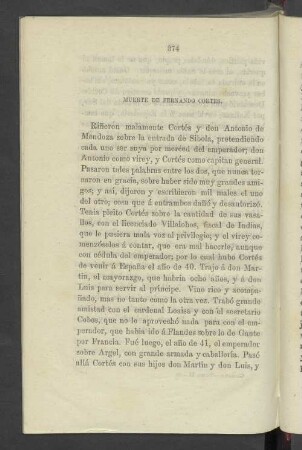 Muerte De Fernando Cortes