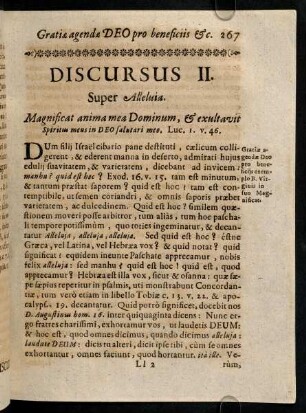 267-274, Discursus II