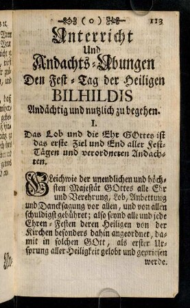 113-152, Unterricht und Andachts-Ubungen