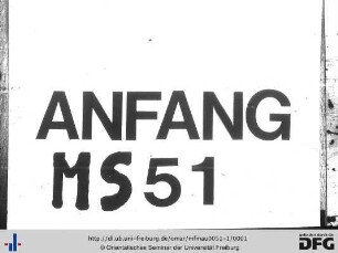 MF Mau 51/1: [ohne Titel]: Ǧawāb li s-suʾāl ʿan waṣf al-imām