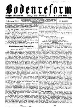 Sozialhygiene und Bodenreform