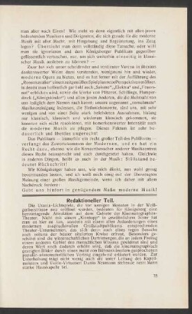 Redaktioneller Teil.
