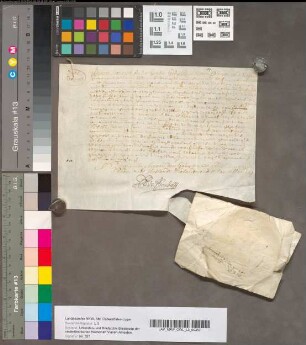 Stukken van een geding voor het Hof van Holland tusschen Hedwig Agnes van Brederode, en Izaak van Kessel, Schout van Overveen, 1681. 12 stukken.