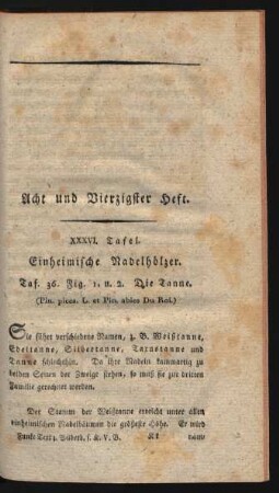 Acht und Vierzigster Heft.
