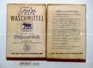 Packung "Fein-Waschmittel zum Waschen von Wolle und Seide"