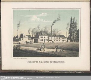 Färberei von H. F. Kürzel in Crimmitschau