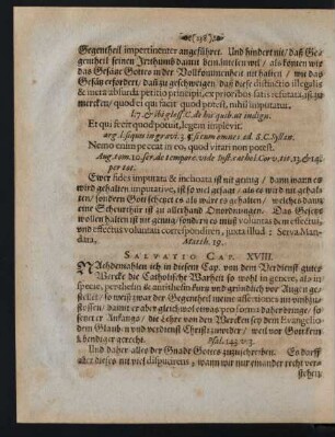 Salvatio Cap. XVIII.