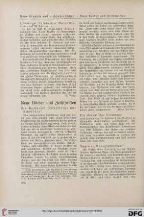 Neue Bücher und Zeitschriften