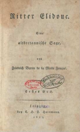 Buch 1: Ritter Elidouc