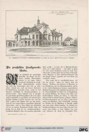 Die preußischen Kunstgewerbeschulen