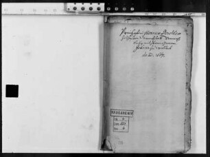 Vermählung der Landgräfin Henrica Dorothea mit Graf Johann [II.] v. Waldeck