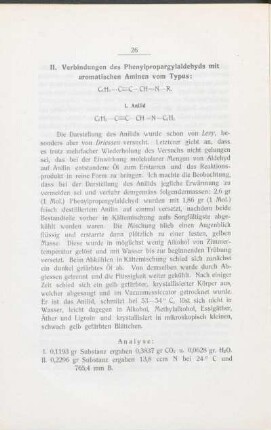 II. Verbindungen des Phenylpropargylaldehyds mit aromatischen Aminen vom Typus.