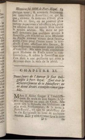 Chapitre XI. - Cahpitre XV.