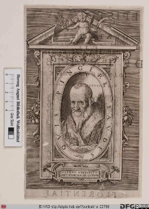 Bildnis Pietro "il vecchio" Vettori (lat. Petrus Victorius)