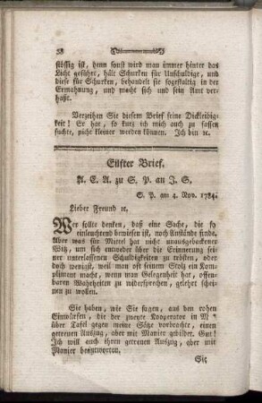 Eilfter Brief. - Fünfzehnter Brief.