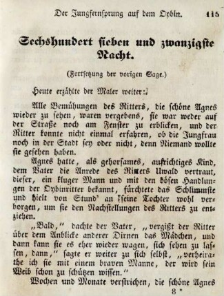 Sechshundert sieben und zwanzigste Nacht