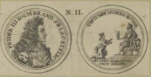 Bildnis des Fridericus III., Kurfürst von Brandenburg