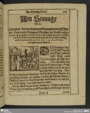 Am Sontage Oculi
