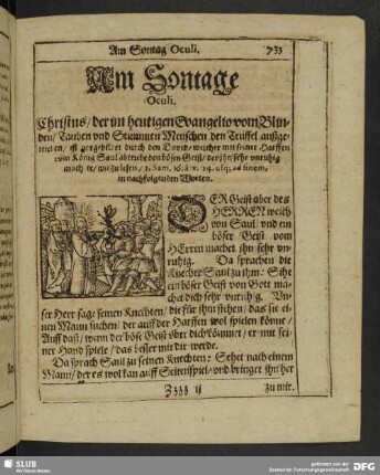 Am Sontage Oculi